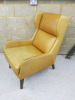 West Elm Ryder Leather Armchair, Size H103 x W63 x D85cm. - 2