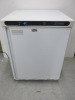 Polar C Series Undercounter Fridge in White, Model CD610, Size H86 x W60 x D60cm.