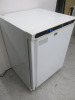 Polar C Series Undercounter Fridge in White, Model CD610, Size H86 x W60 x D60cm. - 2