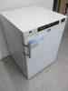 Blizzard Blue Line Chill Undercounter Fridge in White, Model H200WH, Size H84 x W60 x D62cm. NOTE: Lot Update: no shelf - 2