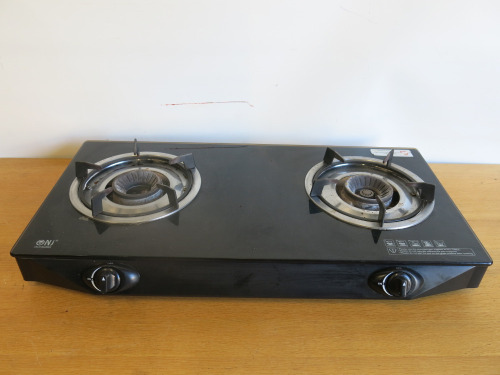 NJ Gas Stove with 2 Burners, Model NGB-S2