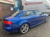 RO09 RWJ: Audi S4 T Quattro 4 Door Saloon in Metallic Blue. Petrol, Manual, 3.0 Litre, Mileage 71,000. MOT Expires July 2024. Full Audi Main Dealer Service History from New and 1 Owner. Comes with V5, 2 Keys and Owners Handbook. - 3