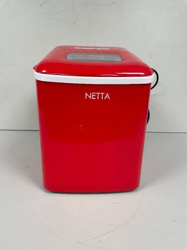 Netta Ice Maker Red, Model IM2100-GS.