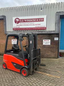 (2022) Linde E16 Evo Counter Balance Fork Lift Truck, Type E16PH-02/H2Y386L119091. 1600kg Capacity, 3150mm Lift Height, 48v, 2444.2 Hours, Year 2022. Sold with Key.