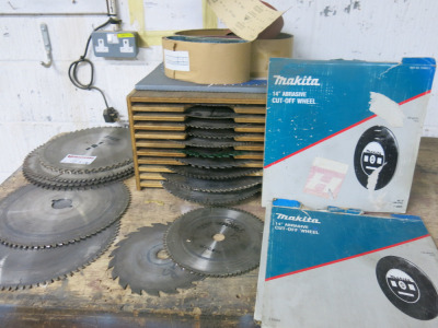 22 x Assorted Rip Saw Blades (As Viewed).