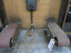 Pair of 4" Belt Linishers with Worklight & Bench. - 2