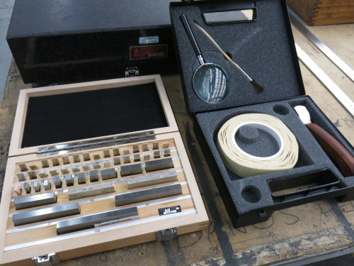 Misc Engineering Calibration Tools to Include: Flat Granite Surface ...