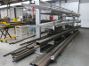 3 Tier 6m Cantilever Rack Containing Approx 100 x Assorted Lengths of Box Steel, Angle & Tube (Maximum Length 8m). - 3