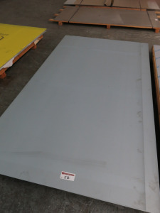 Pallet Containing 5 x Steel Sheets 1.25m x 2.5m.
