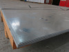 Pallet with 9 x Sheets of Galvanised Steel, 1.25m x 2.5m. - 2