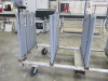 350 x 100cm Mobile Dolly for Sheet Materials with 53 Fixed Uprights & Forklift Brackets. - 3