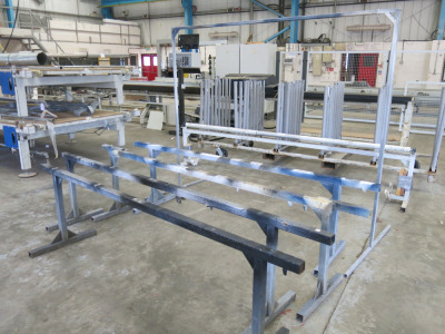 4 x Paint Room Drying Trestles & Hanging Rack to Include: 4 x Trestles & 1 x Hanging Rack.