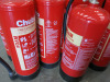 88 x Assorted Fire Extinguishers to Include 43 x Chubb 2 Litre AFFF Fire Extinguishers, 35 x Chubb 2kg CO2 Fire Extinguishers, 5 x Chubb 6kg Powder Fire Extinguishers & 5 x Other. Majority Appear in Test (As Viewed). - 3