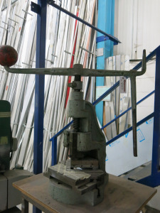 F J Edwards No 5 Fly Press with Corner Notcher.