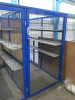 Blue Metal Lockable 4 Compartment Storage Cage with 4 x Doors. Size H190 x W450 x D190cm. - 4