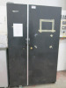 Anti Static 2 Door Cabinet with Extension Sockets. Size 216 x W132 x D68cm. NOTE: locks drilled, no keys.