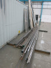 Quantity of Assorted Lengths & Profile Metals to Include: Steel Box Metal, Flat Bars, Angle & Chanel (Up To 7.5m), Trunking & Finished Tracking (As Viewed). NOTE: located alongside container & on floor. - 5