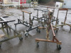 6 x Mobile Height Adjustable Trestles. - 2