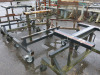 6 x Mobile Height Adjustable Trestles. - 4