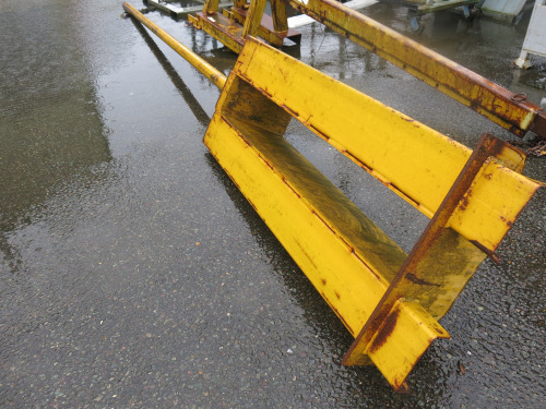 Forklift Carpet Spike Attachment.