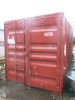 10ft x 8ft Shipping Container in Red. - 2