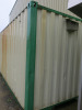 40ft Container Converted to Store Room, Fully Racked Internally with Caged Storage, Lighting & Power in Green & Cream (Attached to Shed 2). NOTE: buyer required to disconnect and make good. - 5