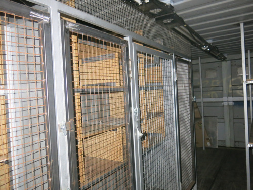 40ft Container Converted to Store Room, Fully Racked Internally with ...