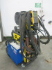 ESAB Aristo Mig 400 Welder, S/N 524-547-7388 with Aristo Feed 30-4 & Abicor Binzec Fume Extractor, Model FES-200,S/N 13219003796, 3 Phase with Attachments (As Viewed).