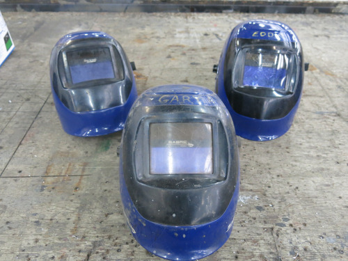 4 x Blue Brand 9-13 Welding Mask.