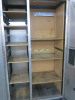 2 Door Metal Cabinet with Shelves & Power, Size H216 x W122 x D68cm. NOTE: locks have been drilled. - 3