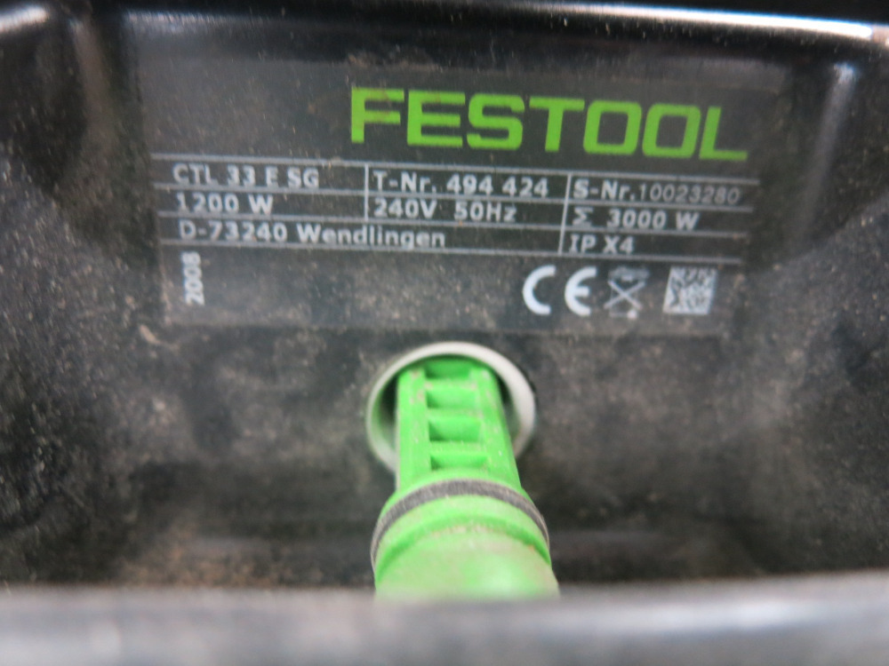 Vacuum cleaner Festool ctl 33 e sg - PS Auction - We value the future - Largest in net auctions Vacuum cleaner Festool ctl 33 e sg - PS Auction - We value the future - Largest in net auctions