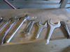 26 x Assorted Large Spanners & Tools (As Viewed). LOCATED IN REAR PLUMBING WORKSHOP SHED 1. - 4