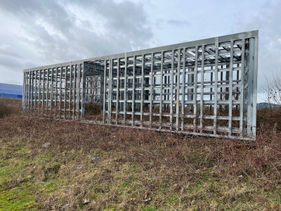 14m x 3.5m Galvanised Steel Modular Building Carcass....