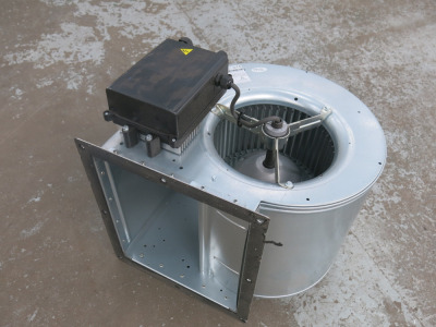 Nicotra Gebhardt Centrifugal Fan, Model DDMP 10/10 M64A4 DGHO 3F. Appears New/Unused.