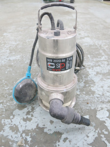 Sip Submersible Water Pump, Model SUB 2020-SS.