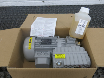 DVP ICME Vacuum Pump, Model TPE 80/A2 Trop. New in Box.