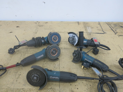 5 x 125mm Makita Angle Grinders.