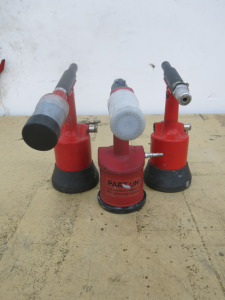 3 x Far Air Rivet Guns to Include: 2 x RAC 180 & 1 RAC181.