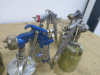 8 x Assorted Spray Gun, Suction Feed. - 5