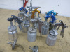 9 x Assorted Spray Gun, Suction Feed. - 5