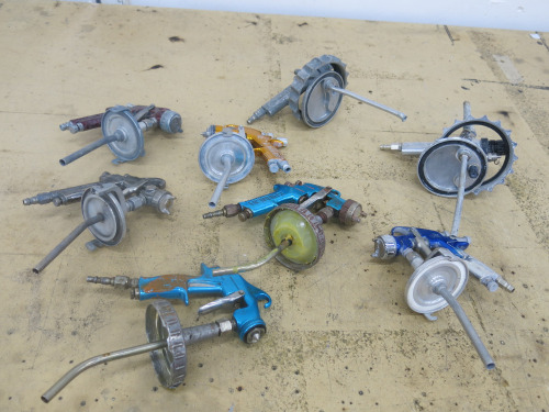 8 x Assorted Spray Guns (No Pots).