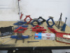 Quantity of Garage Accessories to Include: 13 x Assorted Scissor Jacks, 1 x Bottle Jack, Socket Set & Flaring/Swage Tool Kit (Condition As Viewed).