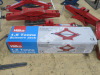 Quantity of Garage Accessories to Include: 13 x Assorted Scissor Jacks, 1 x Bottle Jack, Socket Set & Flaring/Swage Tool Kit (Condition As Viewed). - 5