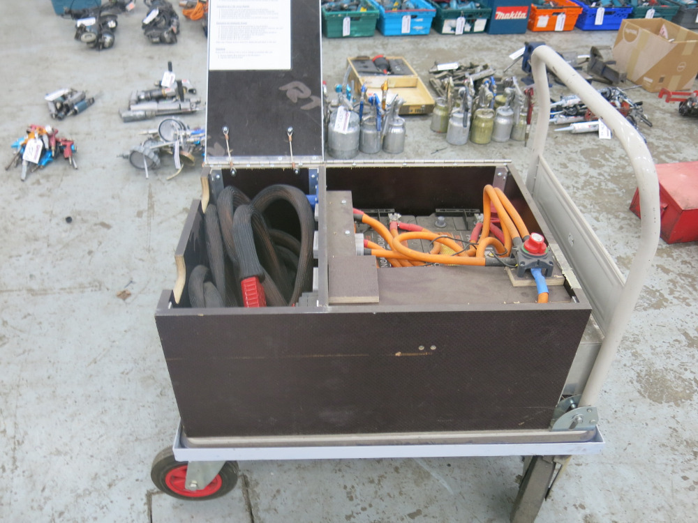 Bespoke Battery Trolley to Operate as a 24V or 12V Jump Starter with 2 ...