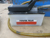 Power Team Air Hydraulic Pump, Model F. Comes in Metal Box. - 2