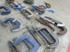 34 x Assorted Size Medium/Small Clamps. - 5