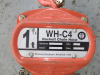 William Hackett 1t Chain Hoist, Model WH-C4. - 2