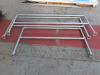 3 x Assorted Galvanised Steel Hand Rails, Size L250, L240 & 180.