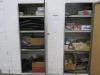 Stock of Assorted Electrical Components & Parts to Include: Cable Conductors, Consumer Unit Switches, Wiring Accessories Multi Pole Distribution Boxes, Bails of Black Flexi Conduit & More (As Viewed). LOCATED IN 2 WALL CUPBOARDS AT REAR OF SHED 1.