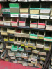 4 x Bays of Approx 50 Shelves with Large Stock of Electrical Wiring Accessories to Include: Cable Markers, Earthing/Conductor Fixings, Conduit Brackets, Terminal Blocks, Brass & Other Conduit Fittings & More (As Viewed). LOCATED IN STORES PASSAGE AT REAR - 7